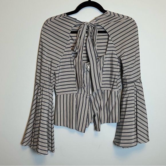 Milly striped long sleeve blouse - Picture 3 of 5
